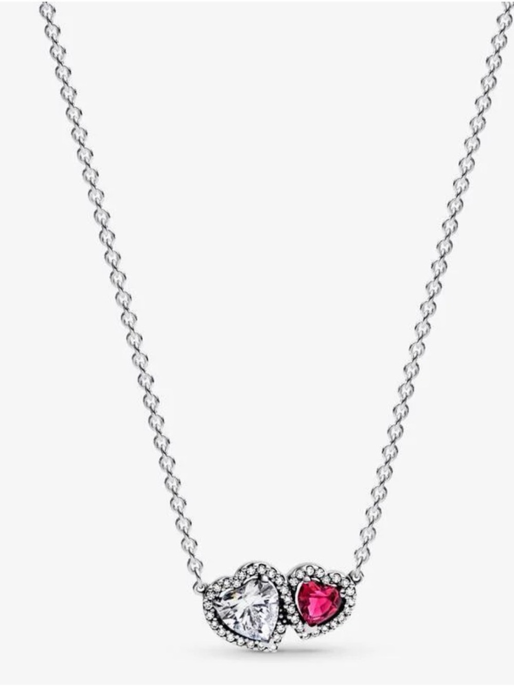 Halo Hearts Pendant Necklace
Sterling silver